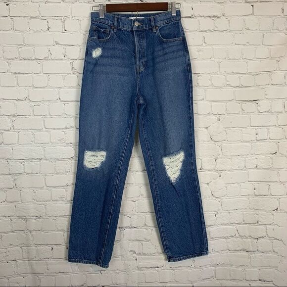 Pac Sun High Rise Straight Distressed size 25 - Picture 1 of 10